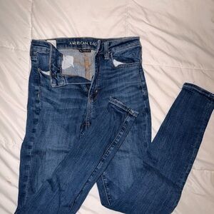 American Eagle Outfitters Women's Deep Indigo Skinny Jeans